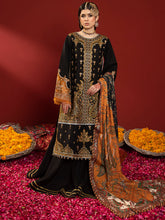 1511 - B | 3 PC - Unstitched Luxury By Binilyas